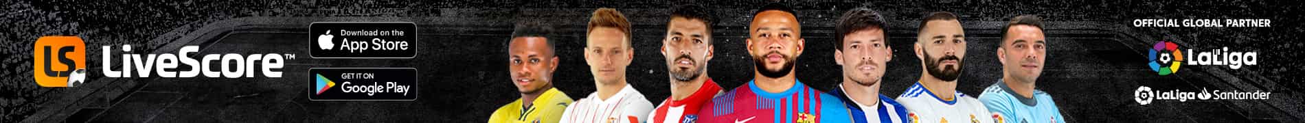 Soccer Live Scores - powered by LiveScore.com